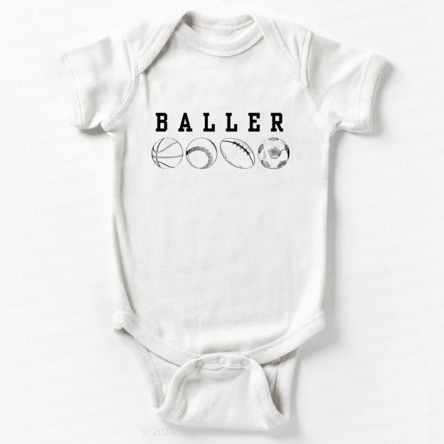 Basketball Soccer Bodysuit For Baby 