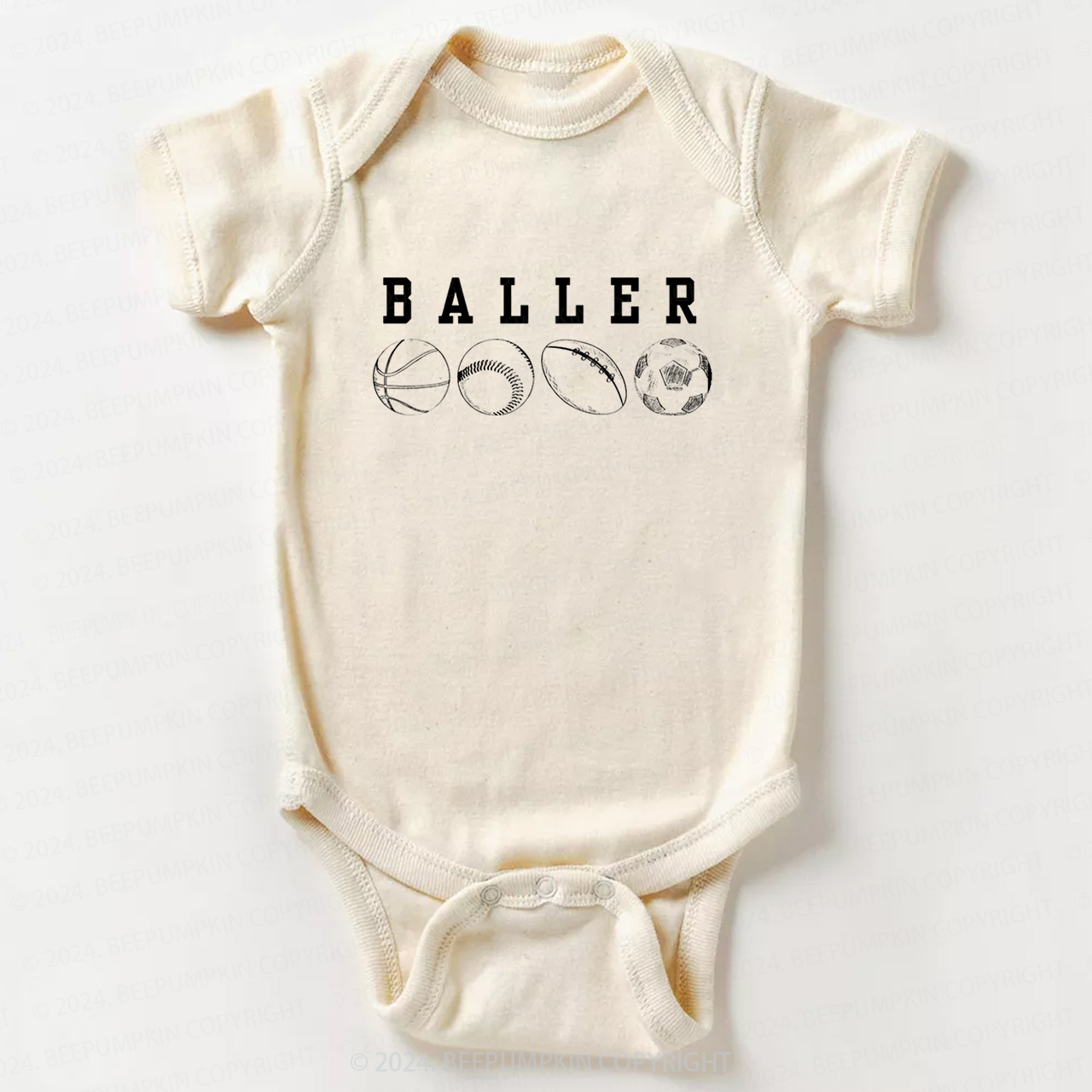 Basketball Soccer Bodysuit For Baby 