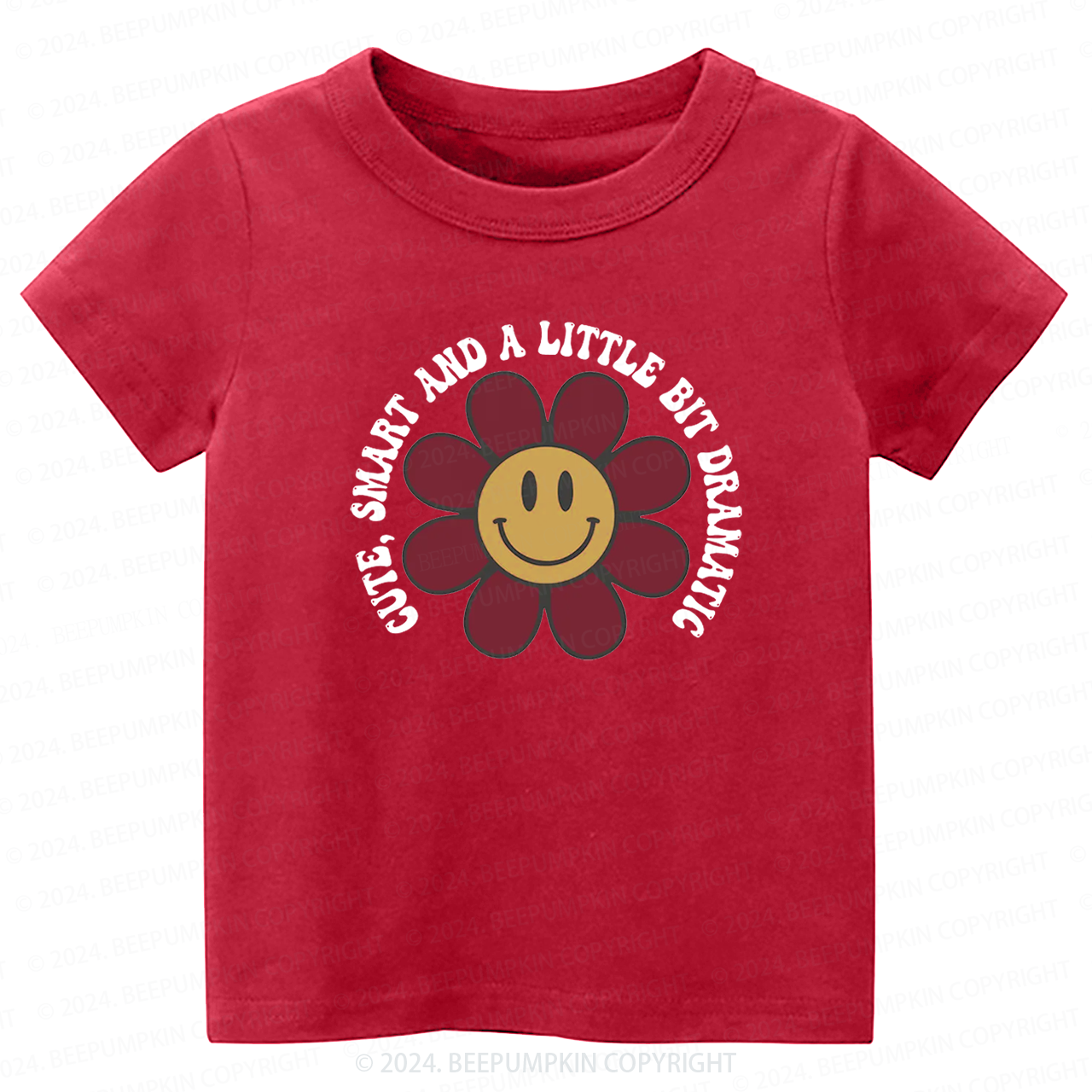 Cute Smart And Dramatic -Toddler Tees