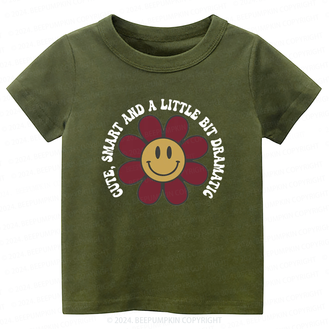 Cute Smart And Dramatic -Toddler Tees
