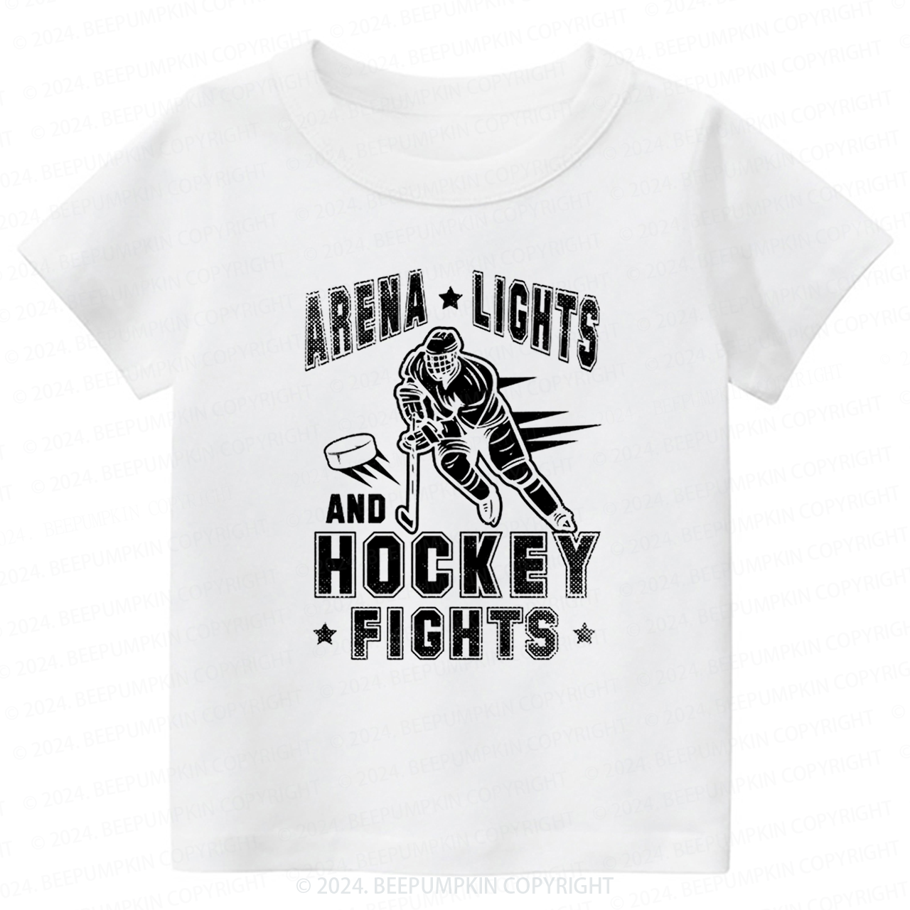 Arena Lights And Hockey Fights Toddler&Kids Tees 