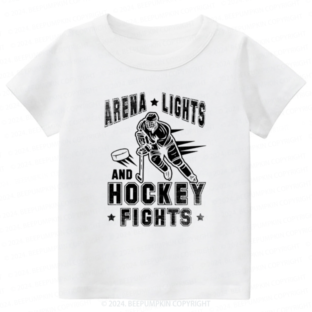 Arena Lights And Hockey Fights Toddler&Kids Tees 