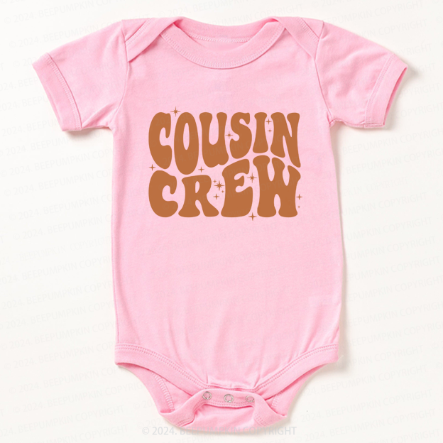  Boho Retro Cousin Crew Bodysuit For Baby 