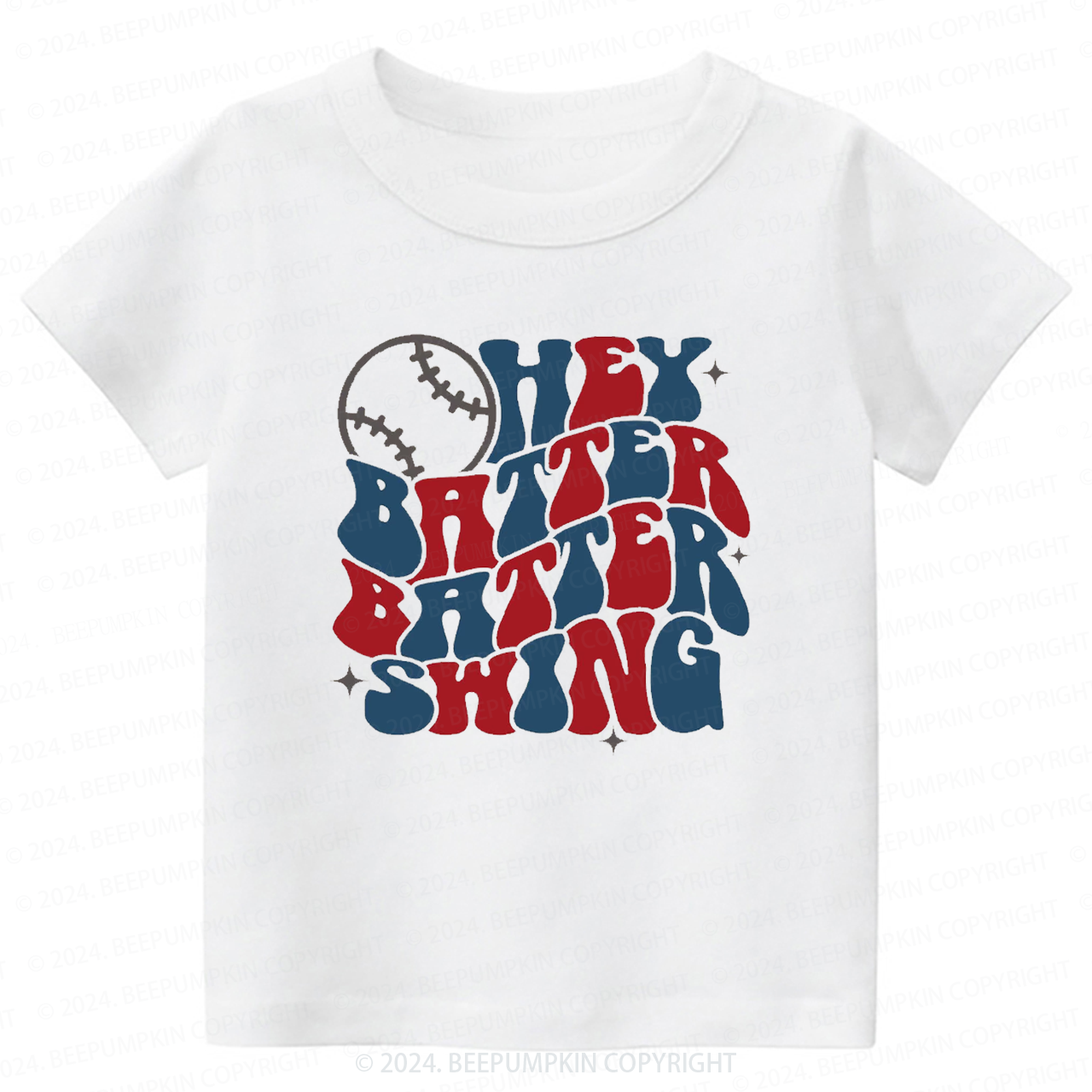 Sports Hey Batter Batter Swing Toddler&Kids Tees 