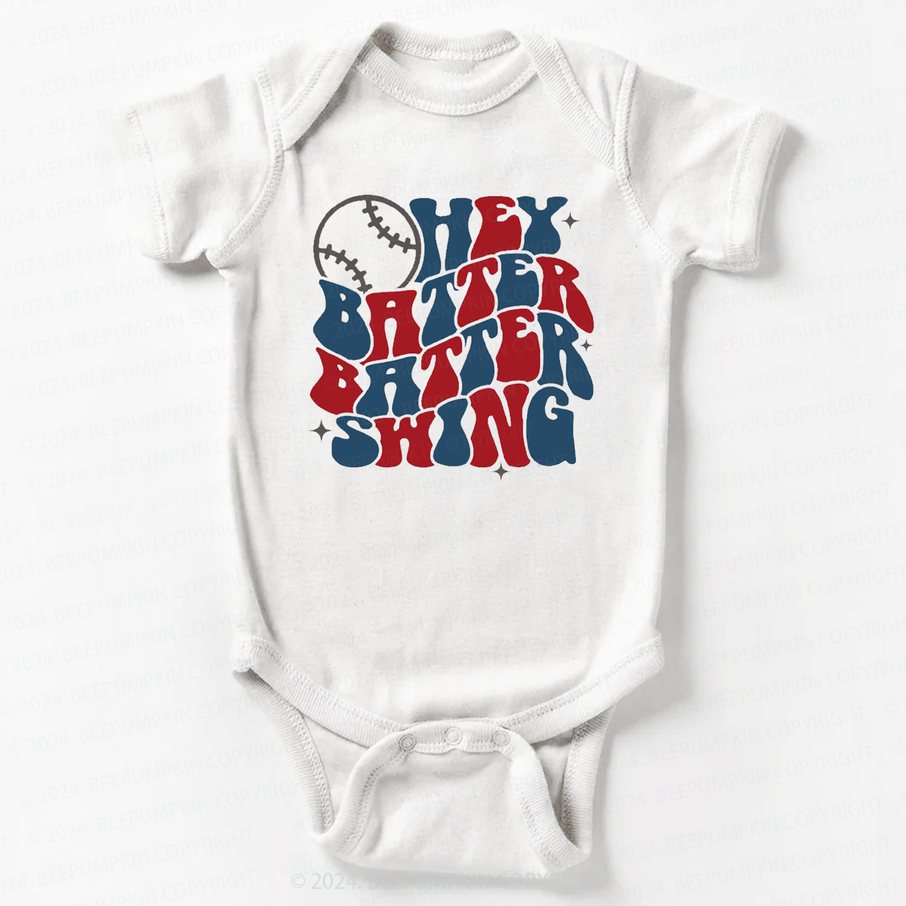 Sports Hey Batter Batter Swing Bodysuit For Baby 