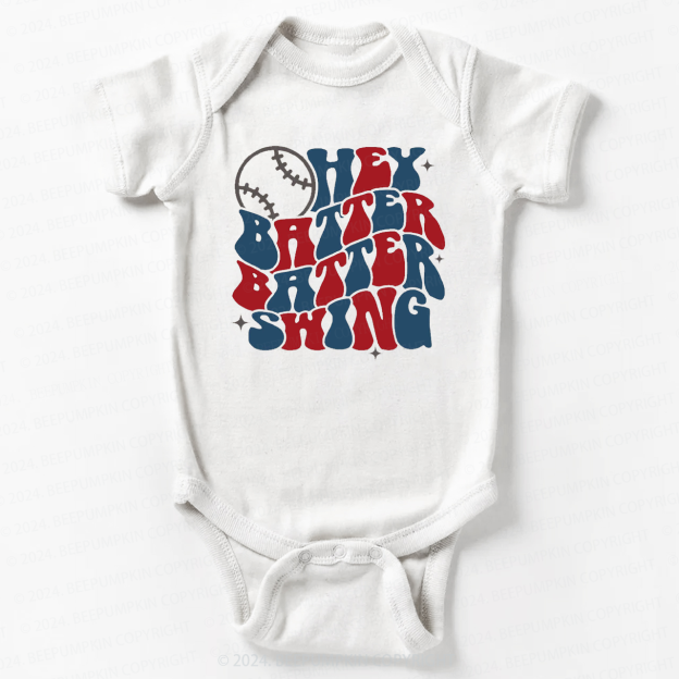 Sports Hey Batter Batter Swing Bodysuit For Baby 