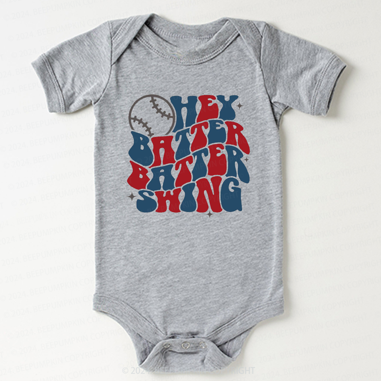 Sports Hey Batter Batter Swing Bodysuit For Baby 