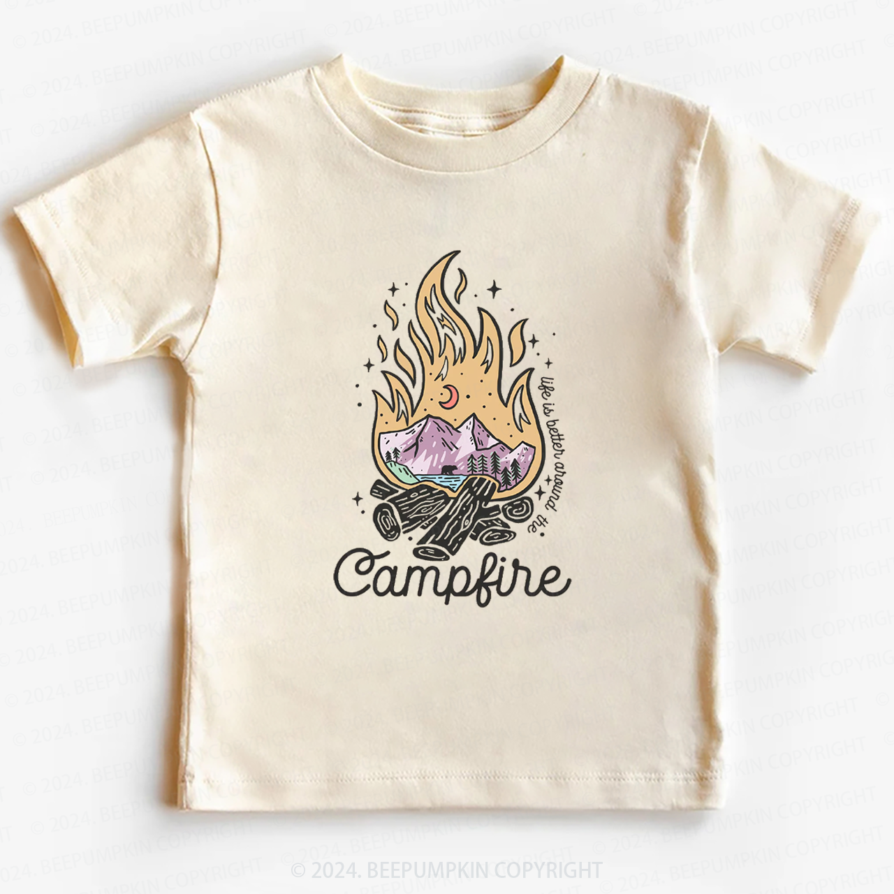  Retro Camping Toddler&Kids Tees 