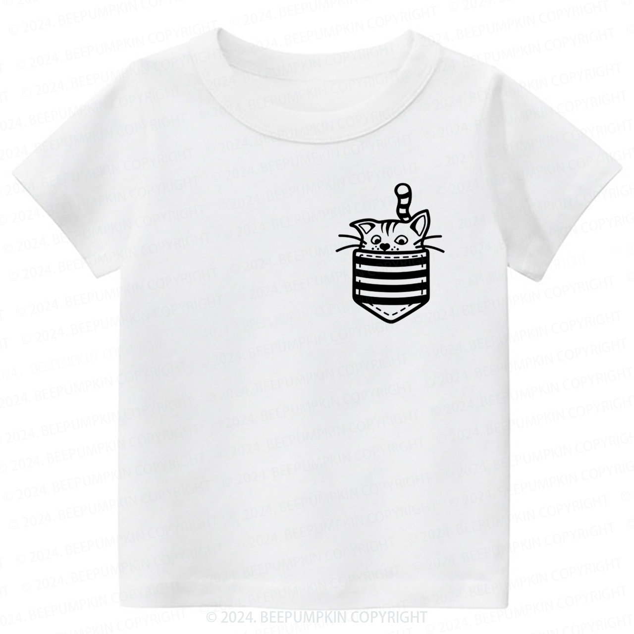 Cute Cat Toddler&Kids Tees 