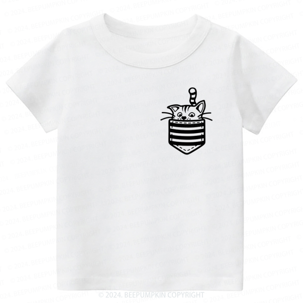 Cute Cat Toddler&Kids Tees 
