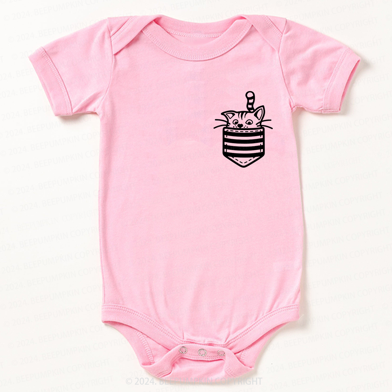 Cute Cat Bodysuit For Baby 