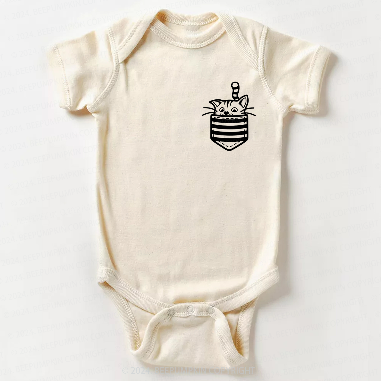 Cute Cat Bodysuit For Baby 