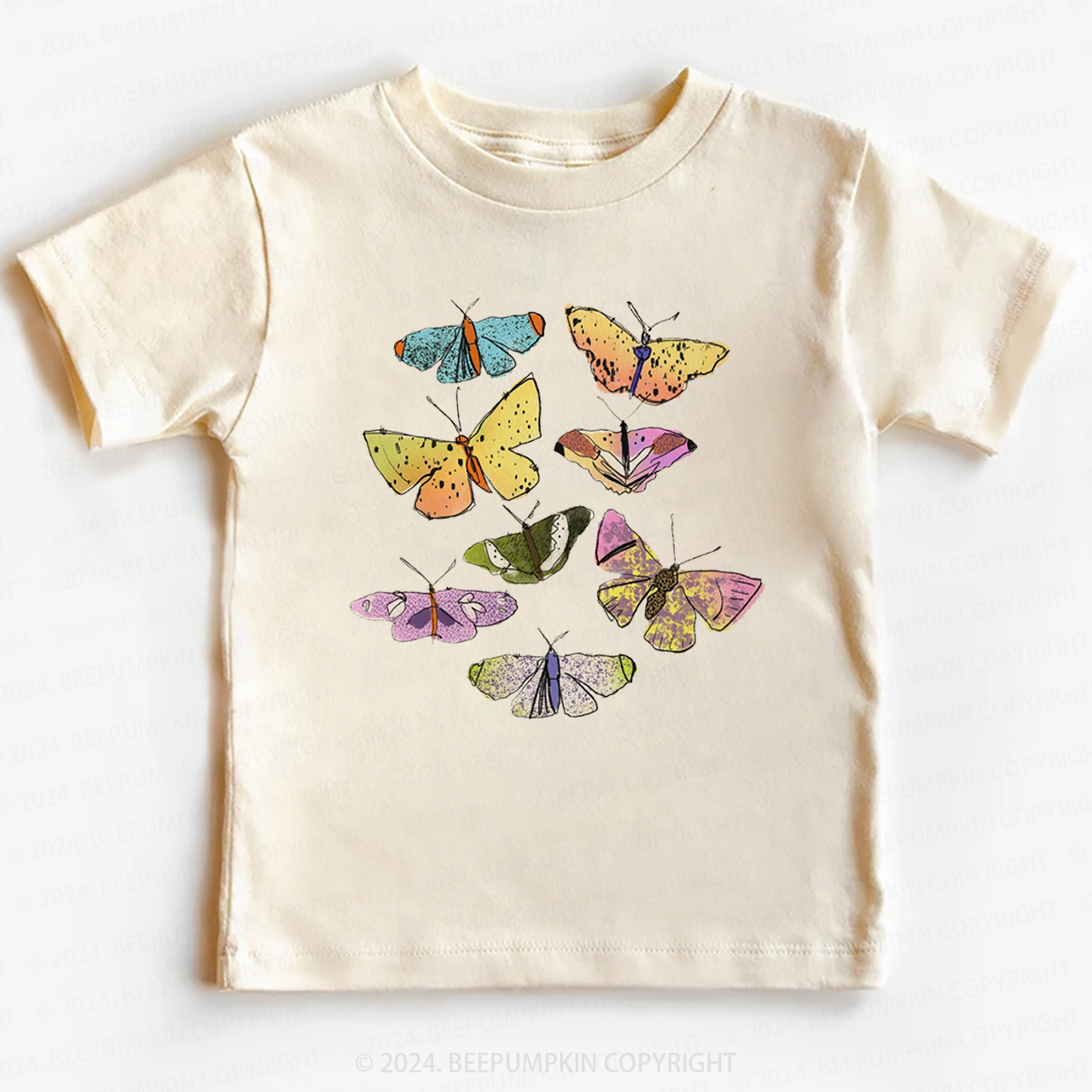 Colorful Butterflies Toddler&Kids Tees 