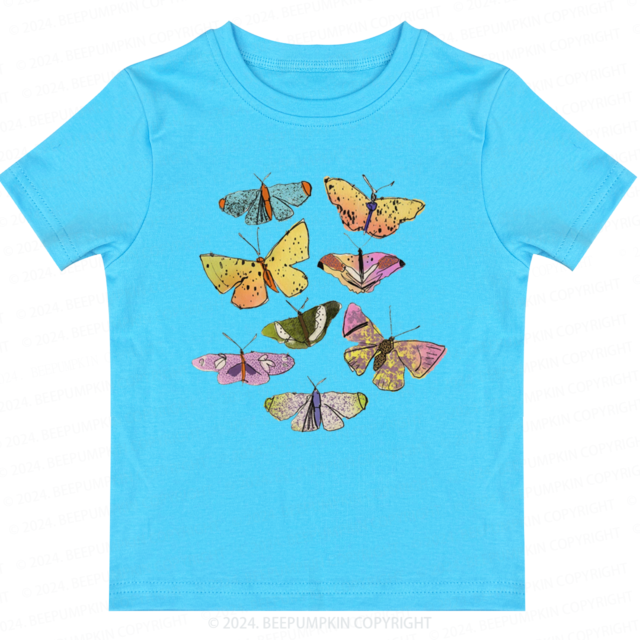 Colorful Butterflies Toddler&Kids Tees 