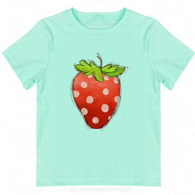 Giant Strawberry Toddler&Kids Tees 
