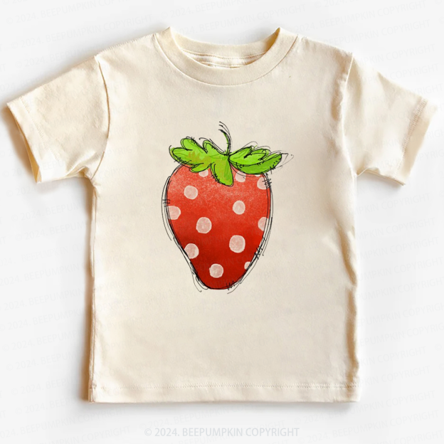 Giant Strawberry Toddler&Kids Tees 