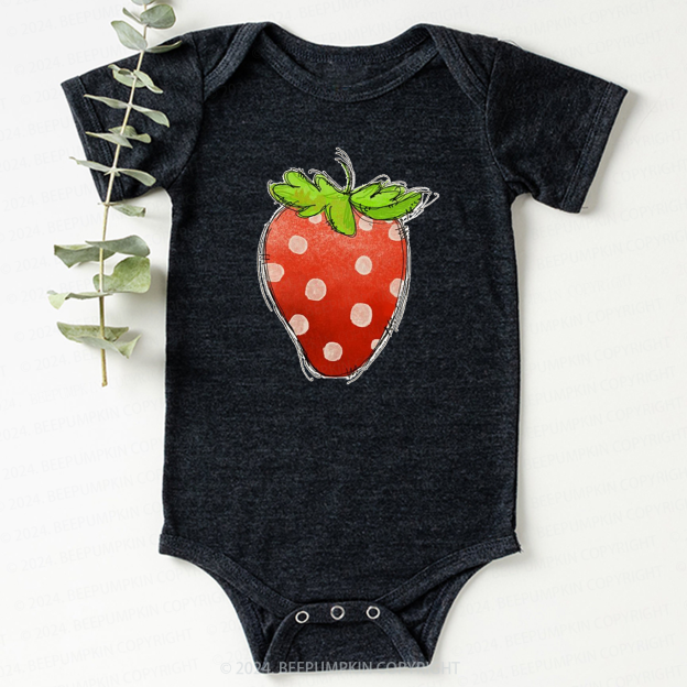 Giant Strawberry Bodysuit For Baby 