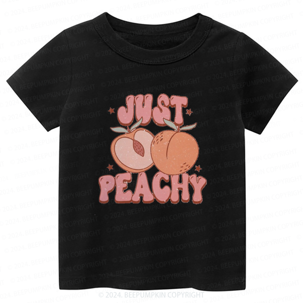 Just Peachy Summer Retro Toddler&Kids Tees 