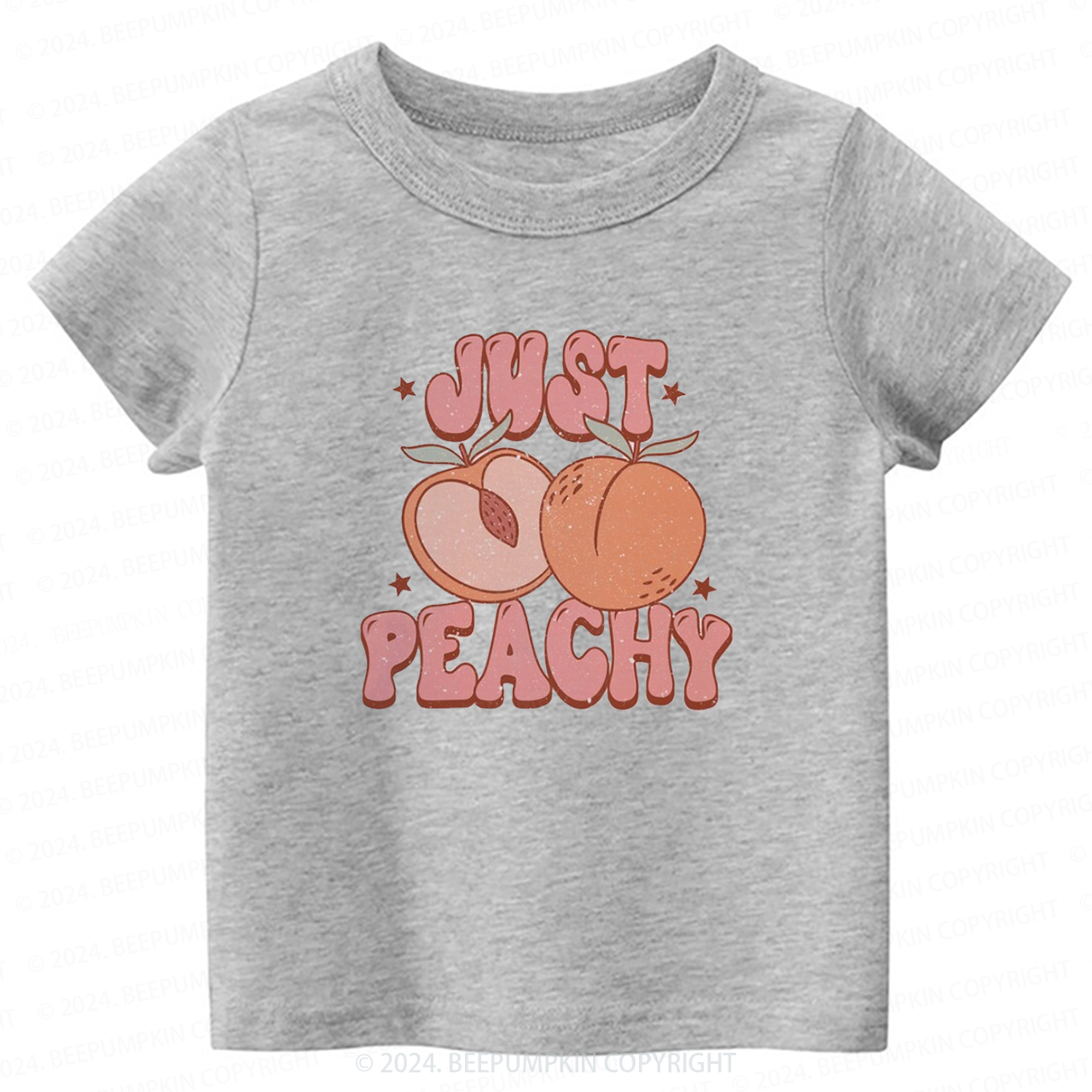 Just Peachy Summer Retro Toddler&Kids Tees 