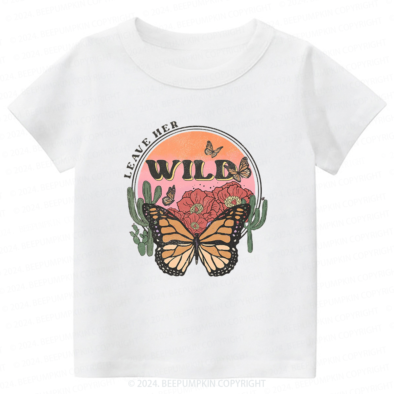 Leave Her Wild Toddler&Kids Tees 