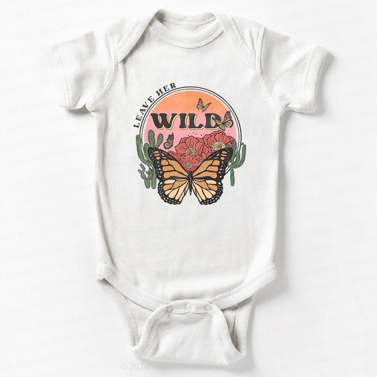 Leave Her Wild Bodysuit For Baby 