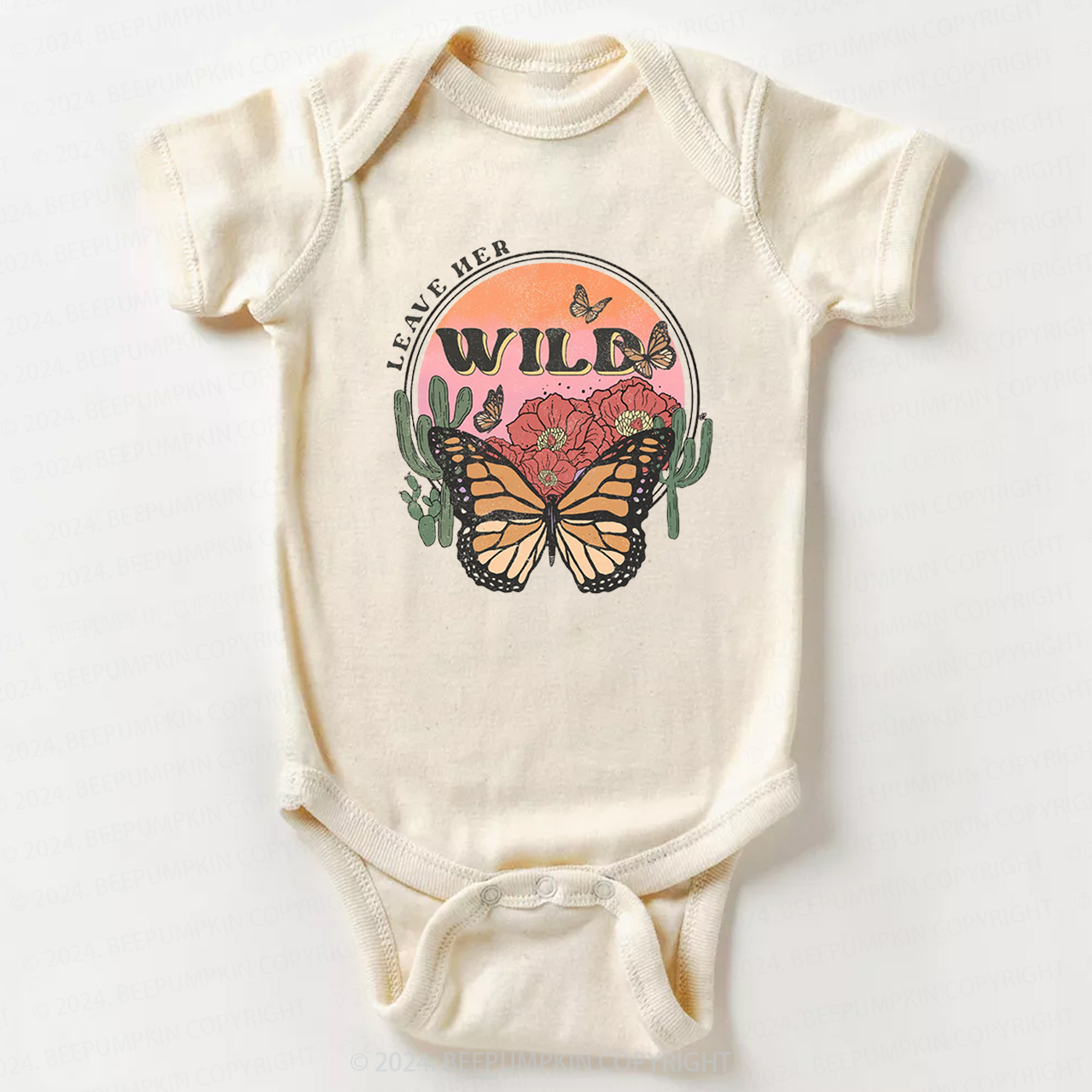 Leave Her Wild Bodysuit For Baby 