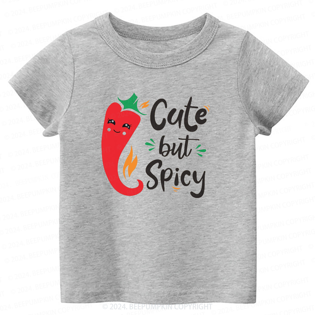 Cute But Spicy Toddler&Kids Tees 