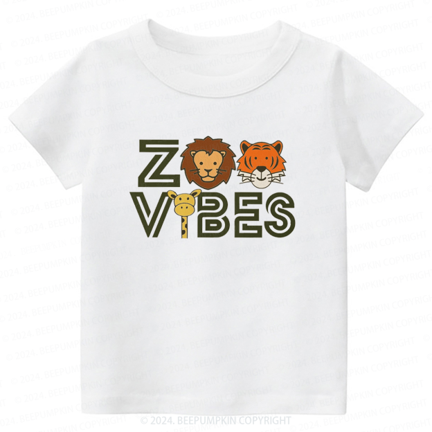  Zookeeper Wild Animals Toddler&Kids Tees 