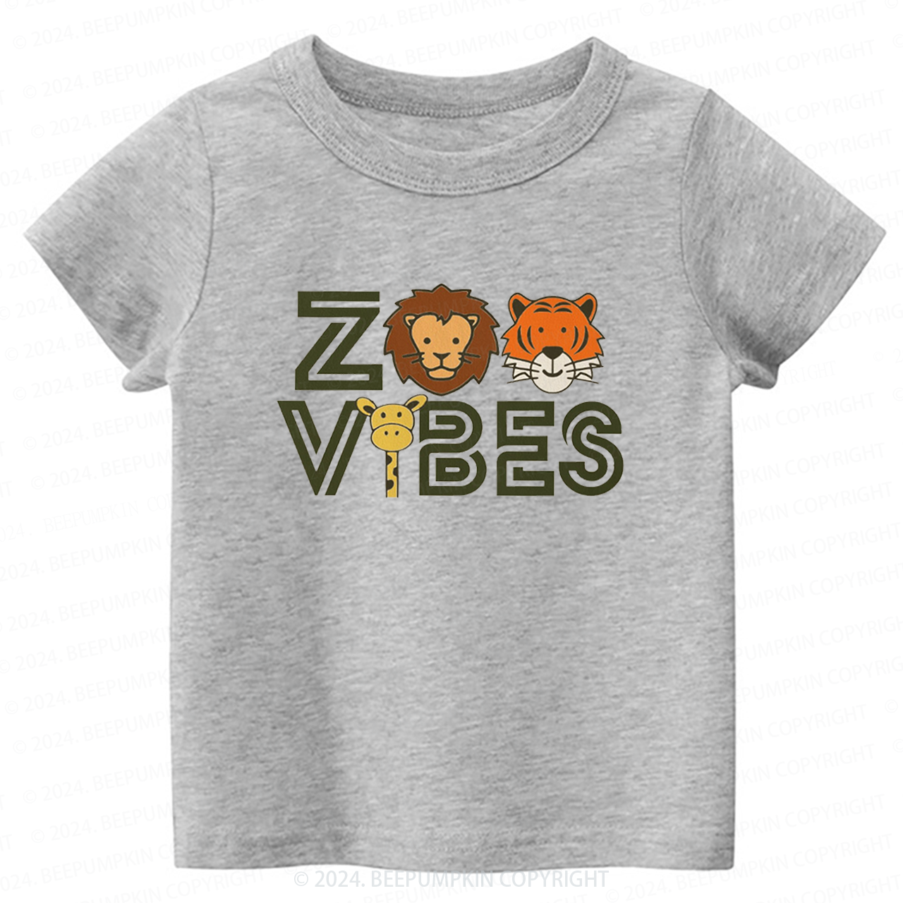 Zookeeper Wild Animals Toddler&Kids Tees 