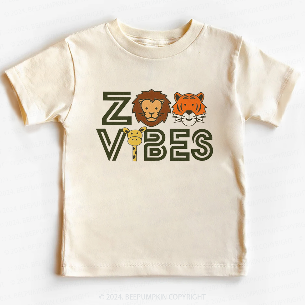  Zookeeper Wild Animals Toddler&Kids Tees 