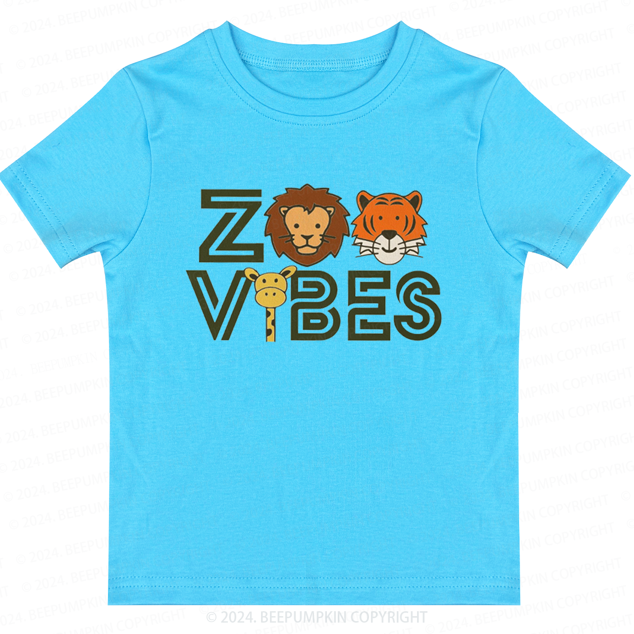  Zookeeper Wild Animals Toddler&Kids Tees 