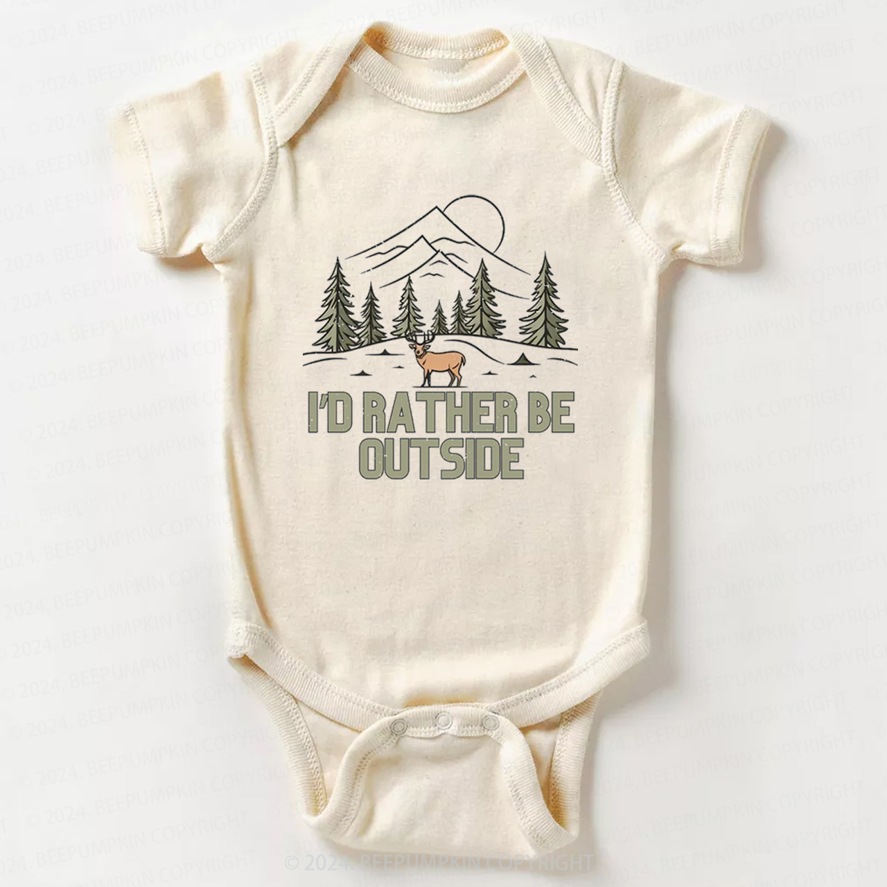 Nature Hiking  Bodysuit For Baby 