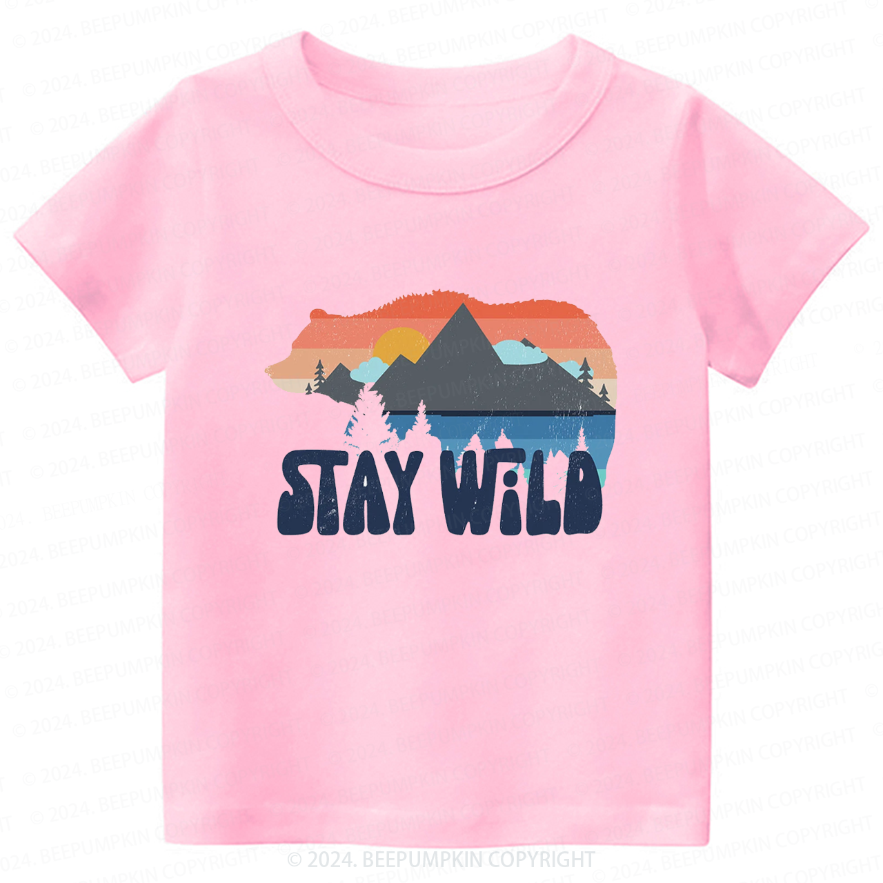 Stay Wild Toddler&Kids Tees 