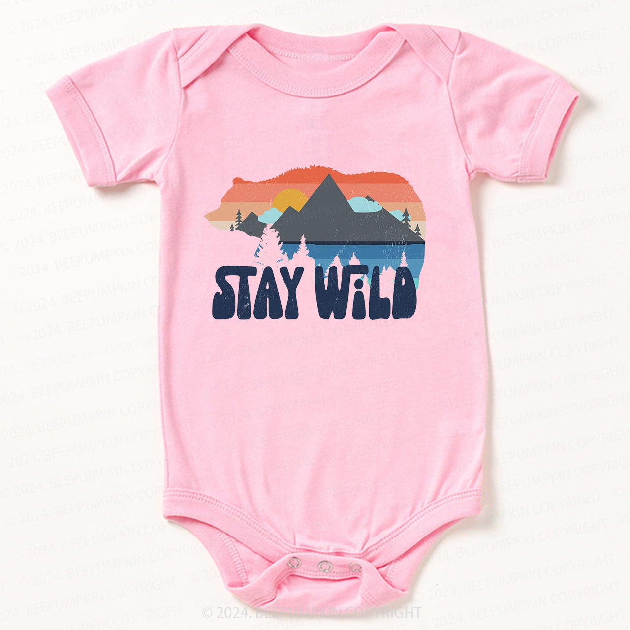 Stay Wild Bodysuit For Baby 