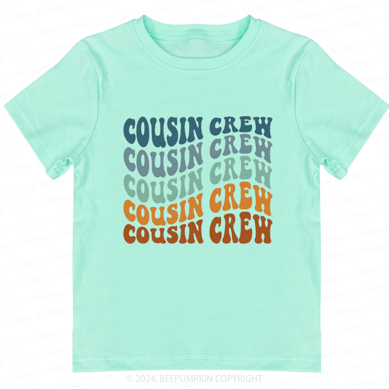 Boho Retro Cousin Crew Toddler&Kids Tees 