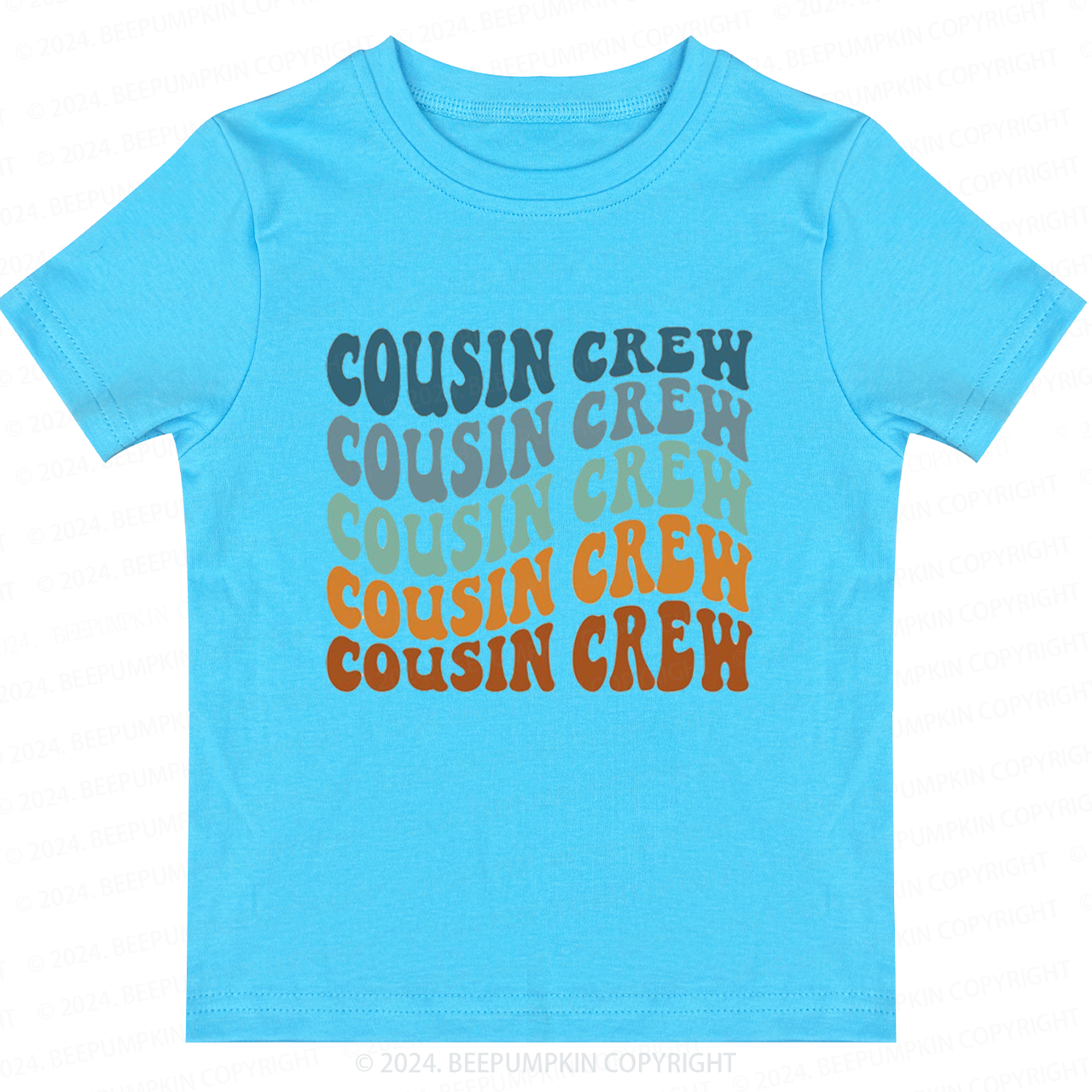 Boho Retro Cousin Crew Toddler&Kids Tees 
