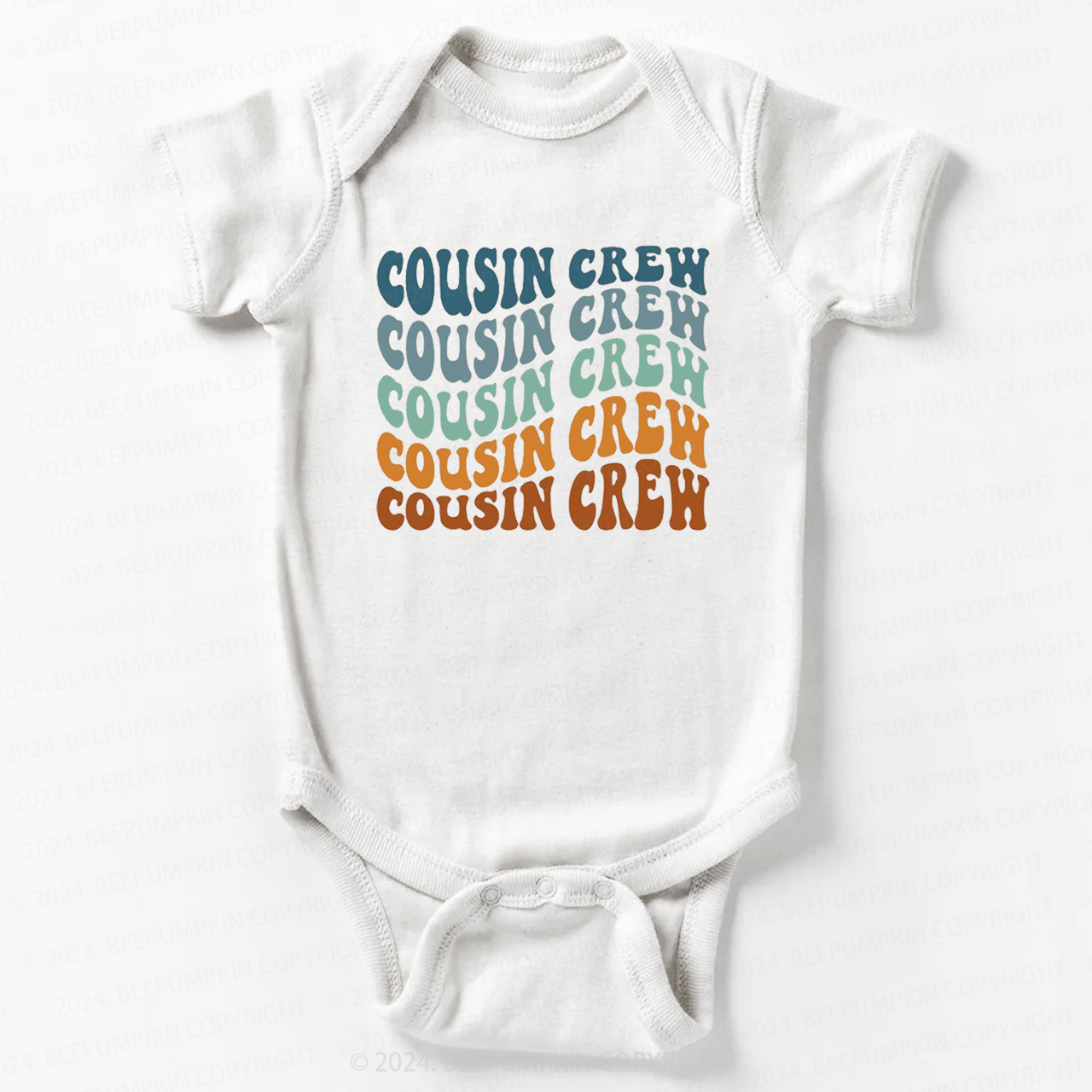 Boho Retro Cousin Crew Bodysuit For Baby 
