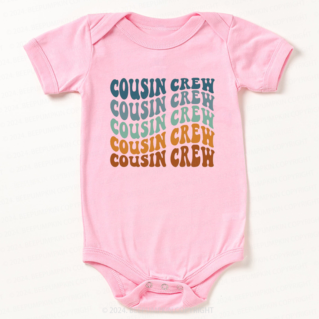 Boho Retro Cousin Crew Bodysuit For Baby 