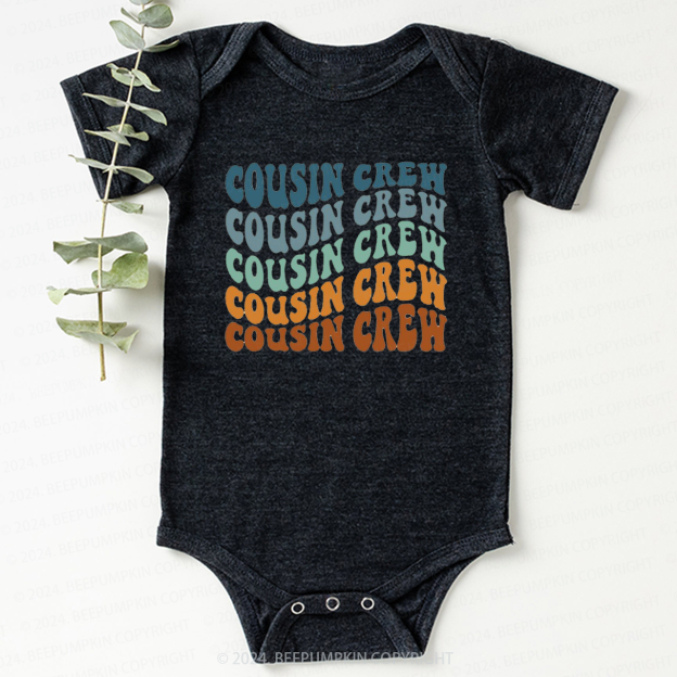 Boho Retro Cousin Crew Bodysuit For Baby 