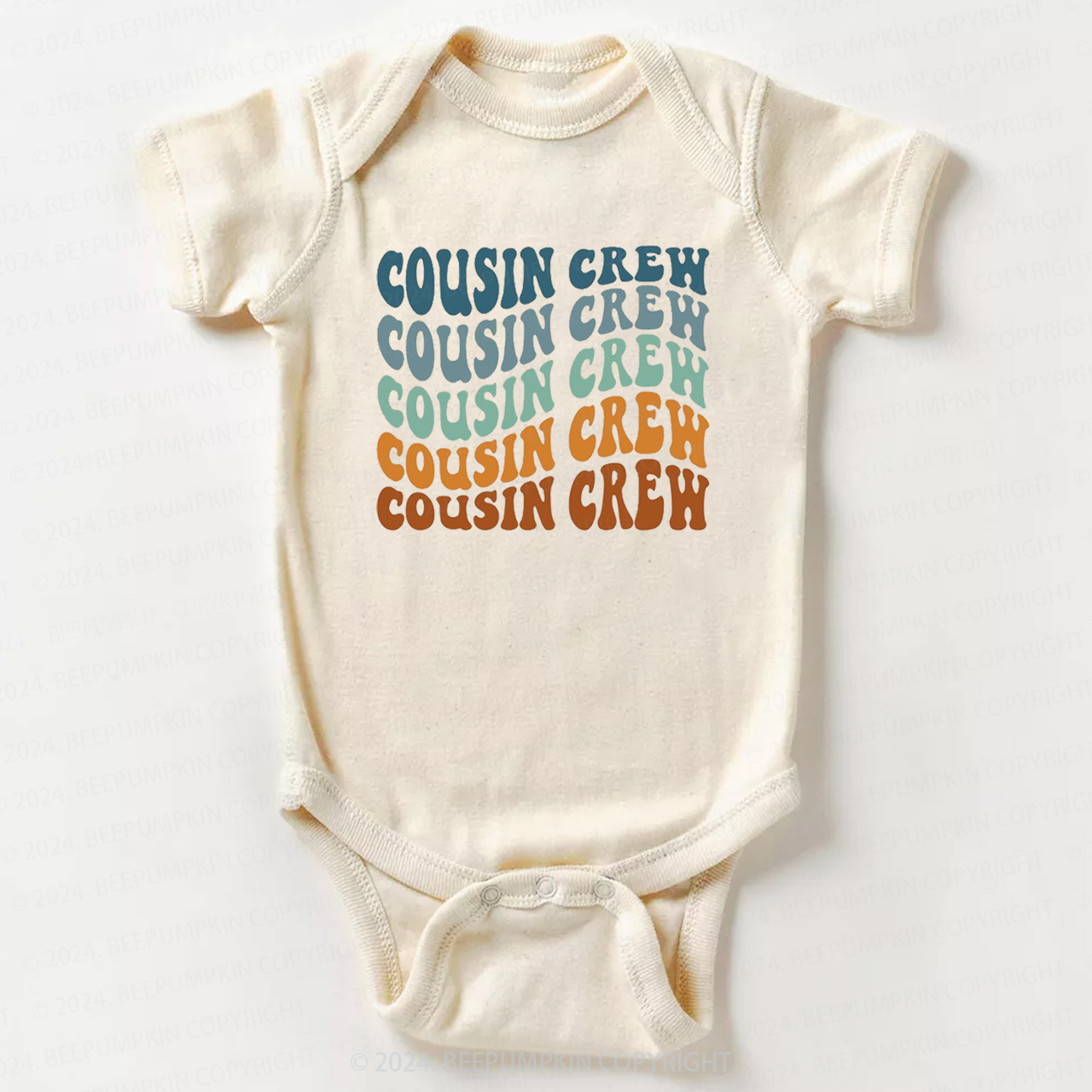 Boho Retro Cousin Crew Bodysuit For Baby 