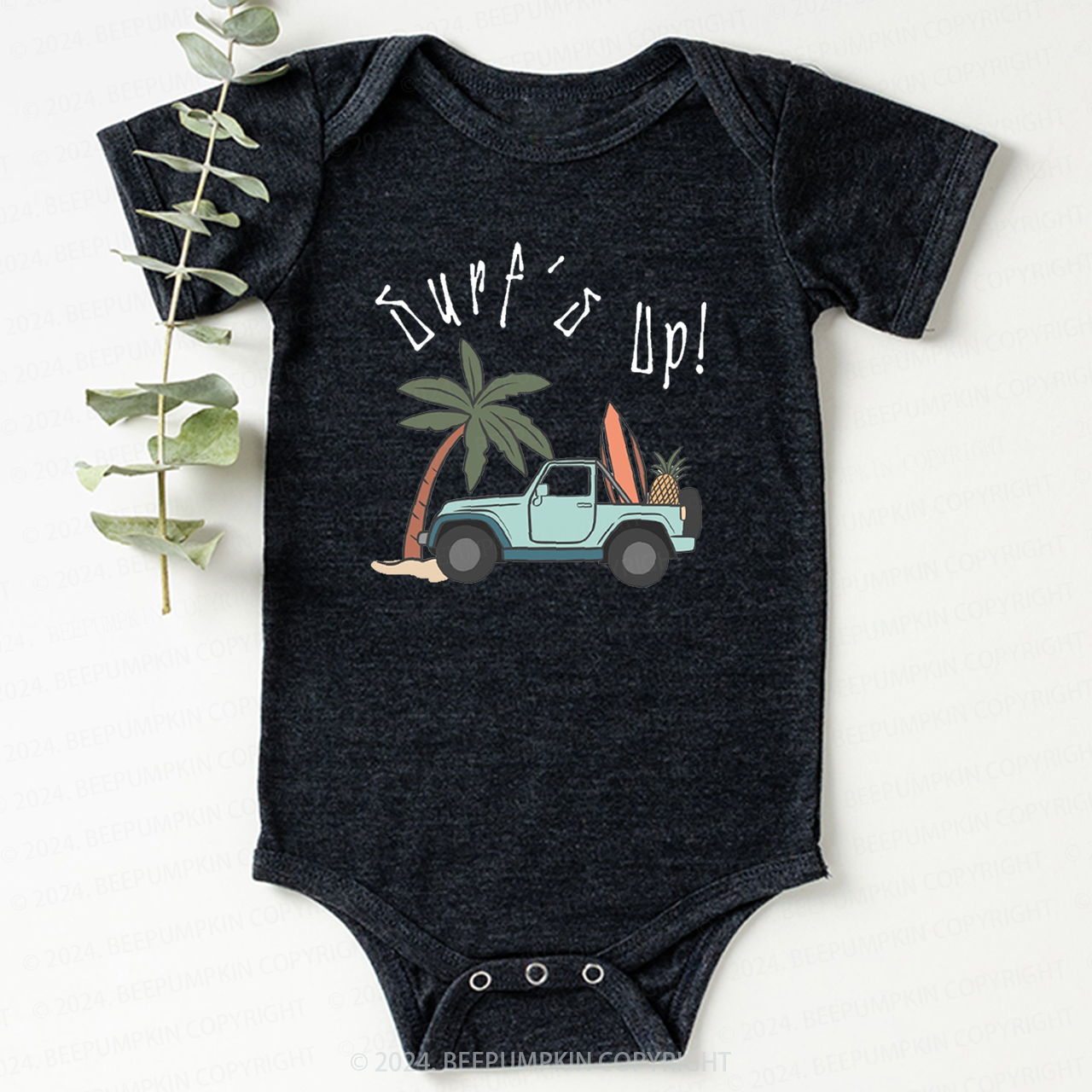 Surfs Up Beach Bodysuit For Baby 