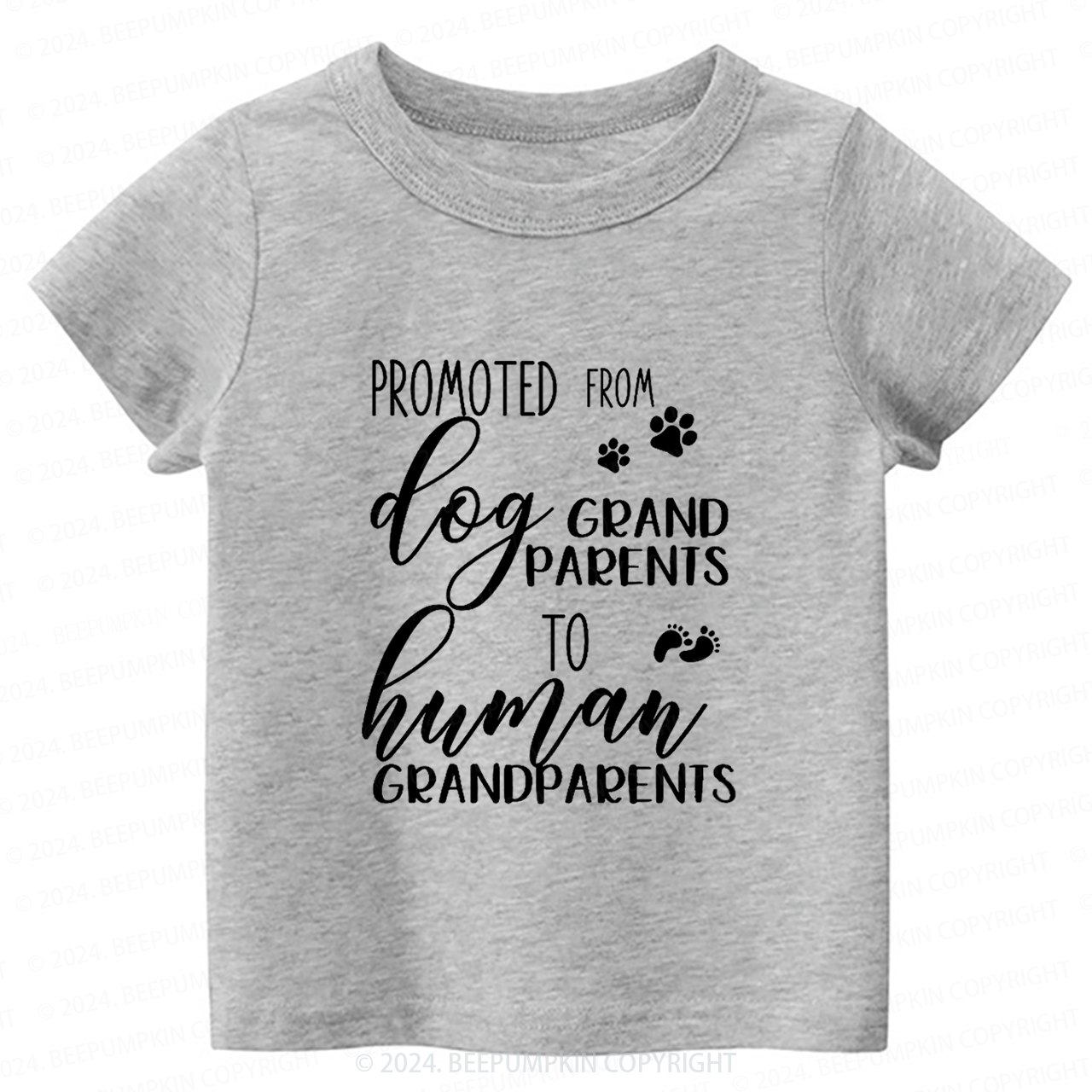 From Dog Grandparent to Human Grandparent Toddler&Kids Tees 7