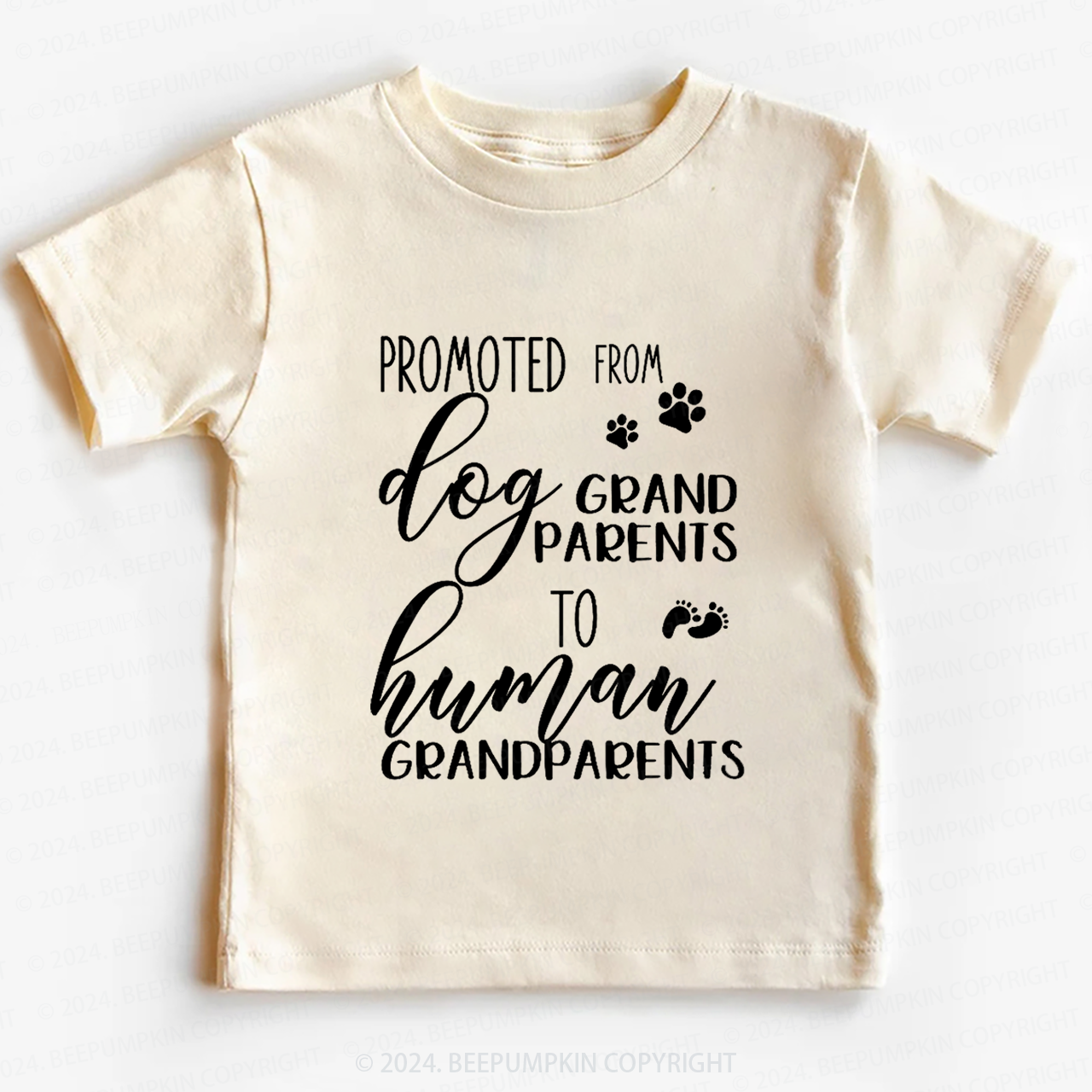 From Dog Grandparent to Human Grandparent Toddler&Kids Tees 7