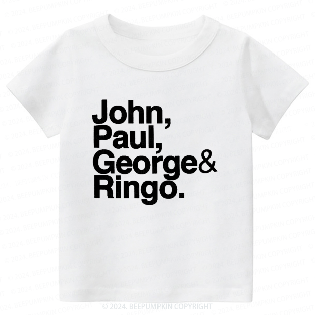 Rock Band Member Toddler&Kids Tees 8