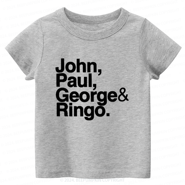 Rock Band Member Toddler&Kids Tees 8