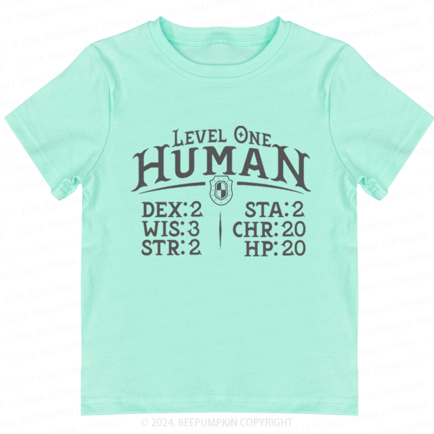 Level One Human Toddler&Kids Tees 7