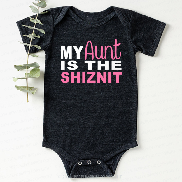 Personalized My Aunt Is The Bodysuit For Baby 