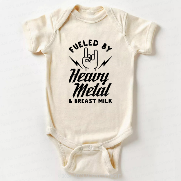 Fueled By Heavy Metal & Breast Milk Bodysuit For Baby 8