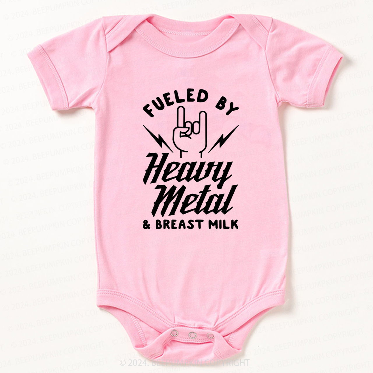 Fueled By Heavy Metal & Breast Milk Bodysuit For Baby 8