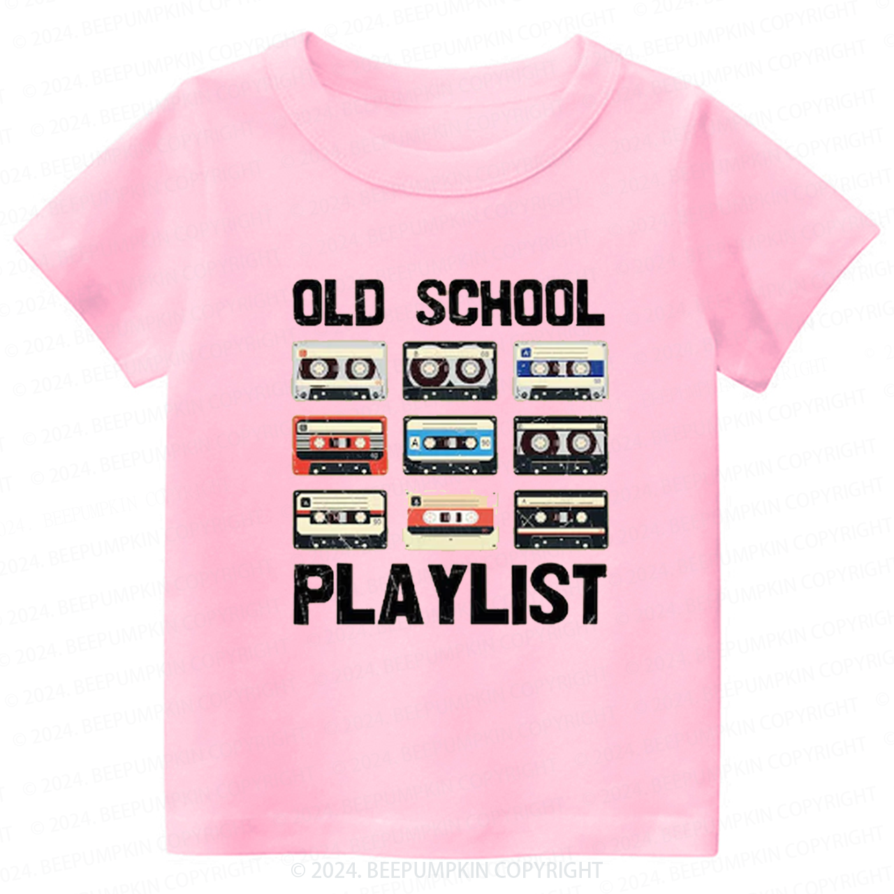 Old School Playlist Toddler&Kids Tees 8